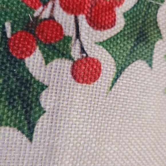 Red Nutcracker Table Runner Green Christmas Decor Holiday Soldier Xmas Cloth 72" - Picture 11 of 11